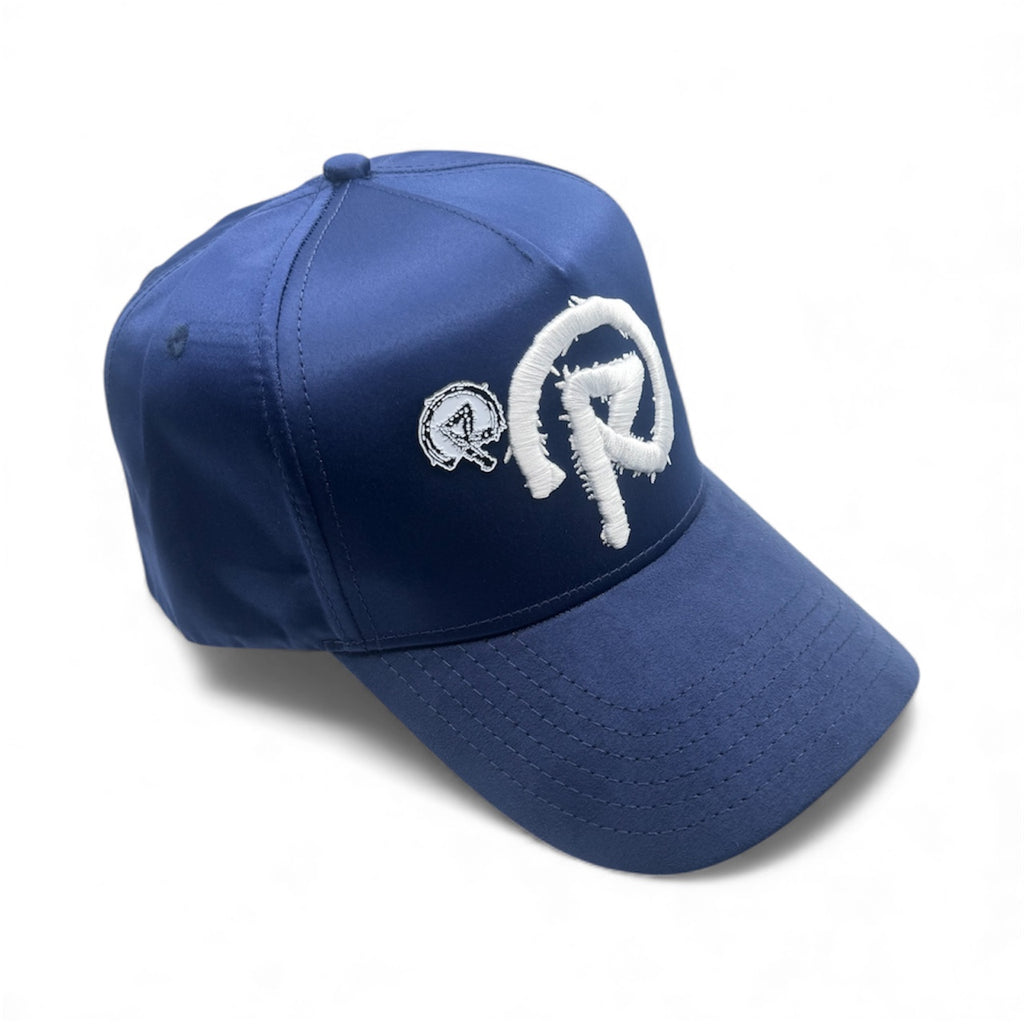 Satin Relations Logo Cap [Navy]